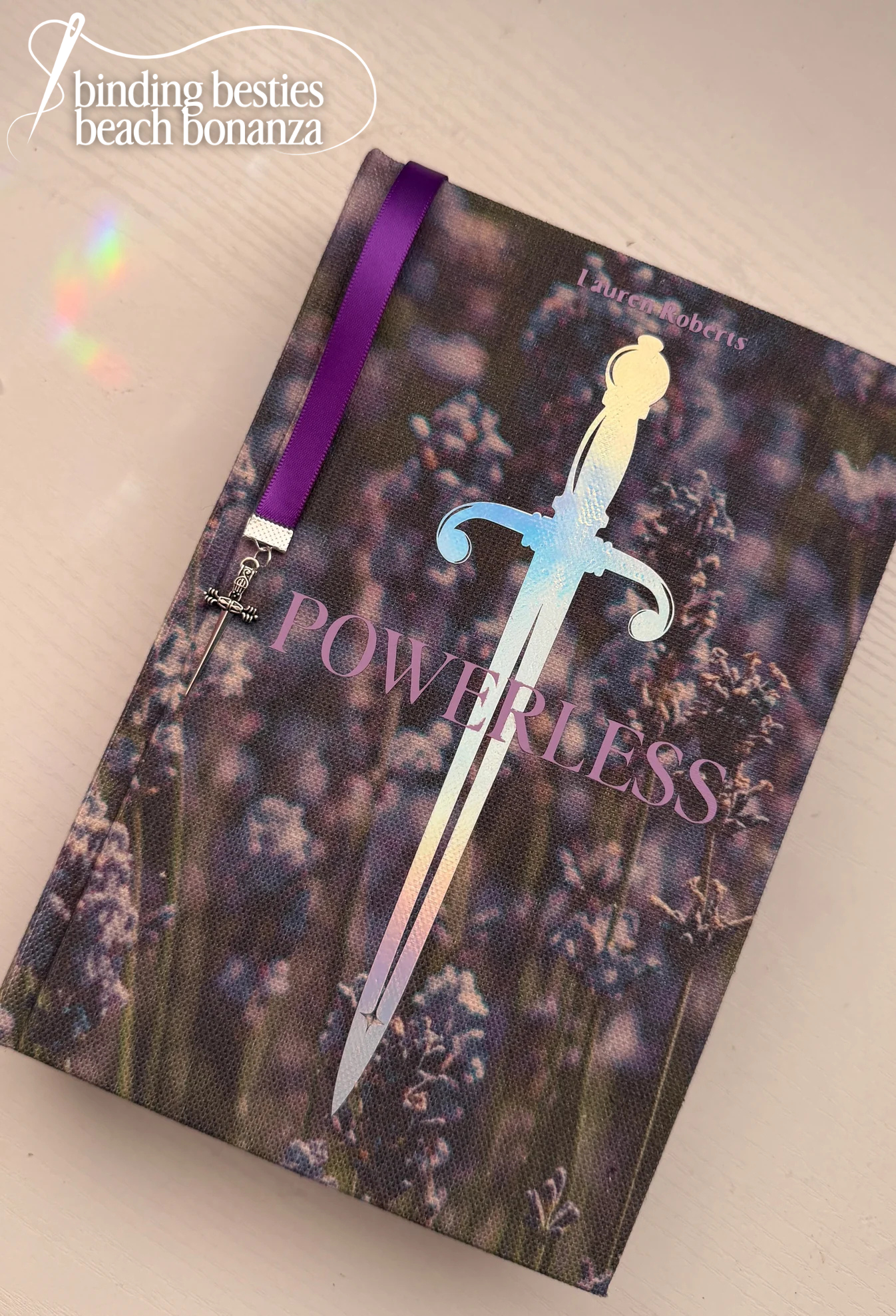 Powerless by Lauren Roberts Rebind | Custom Special Edition | Rebound Book