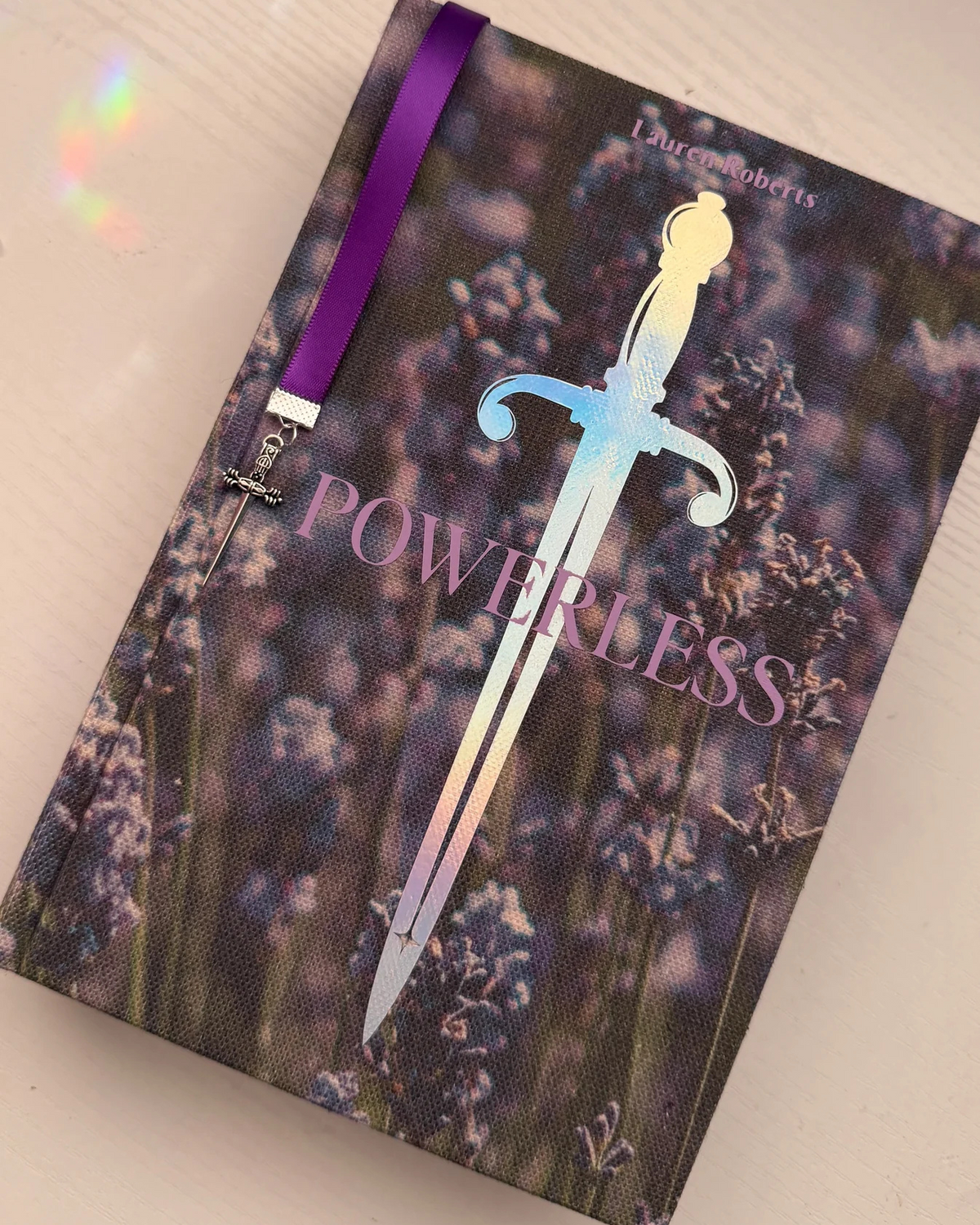 Powerless by Lauren Roberts Rebind | Custom Special Edition | Rebound Book