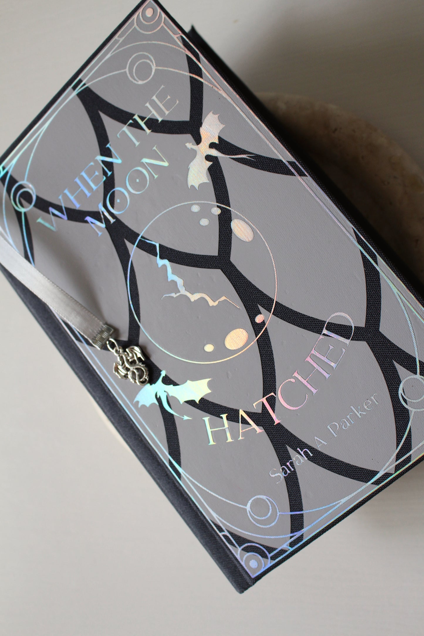 When the Moon Hatched by Sarah A. Parker Rebind | Custom Special Edition | Rebound Book