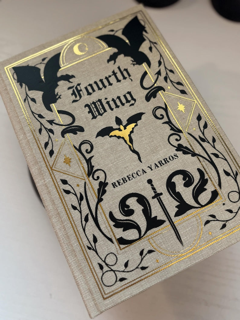 Fourth Wing by Rebecca Yarros Rebind | Handmade Custom Special Edition