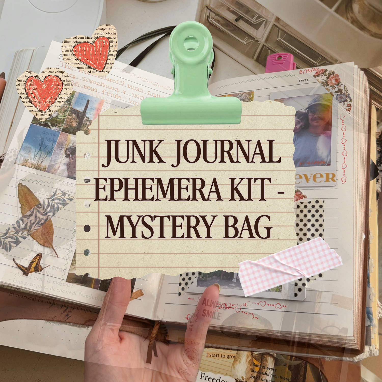 Junk Journal Ephemera Kit - Mystery Goodie Grab Bag – ValBinds
