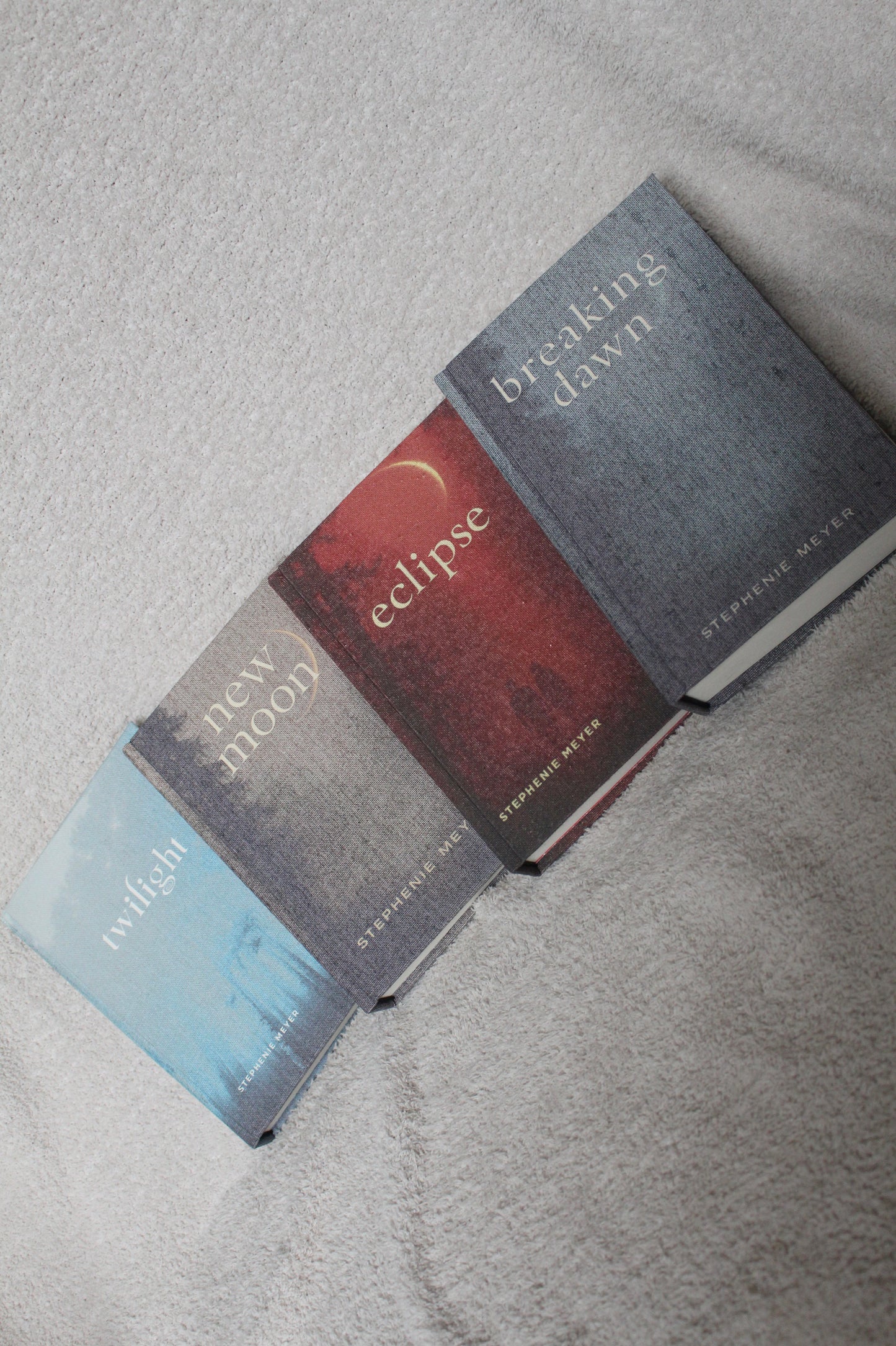 Twilight Series by Stephenie Meyer Rebound Set | Special Custom Edition Rebinds