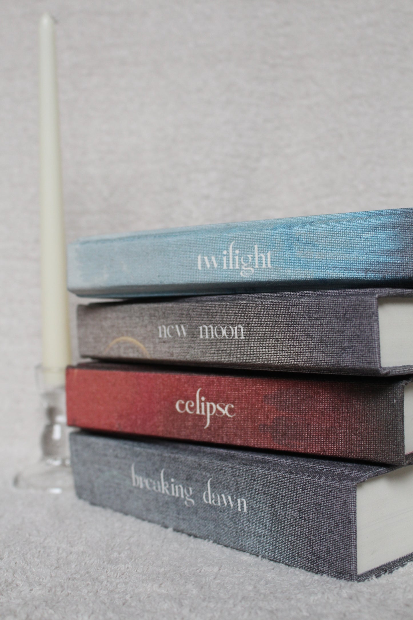Twilight Series by Stephenie Meyer Rebound Set | Special Custom Edition Rebinds