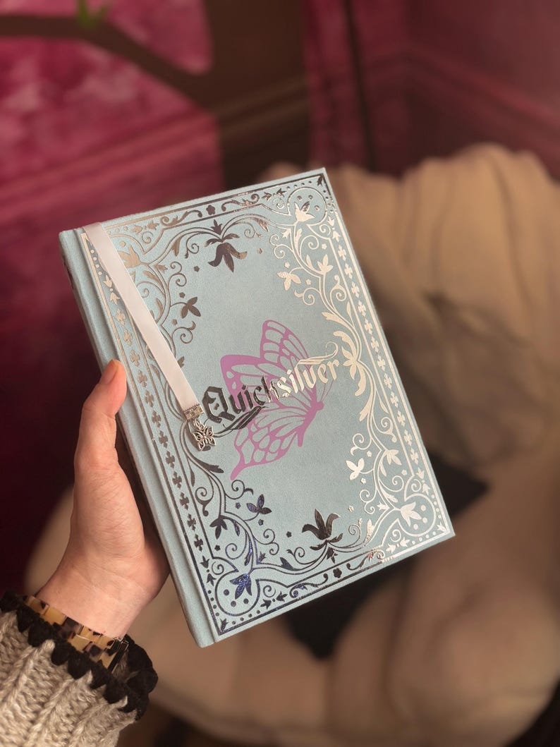 Quicksilver by Callie Hart Rebind | Custom Special Edition | Handmade Rebound Book