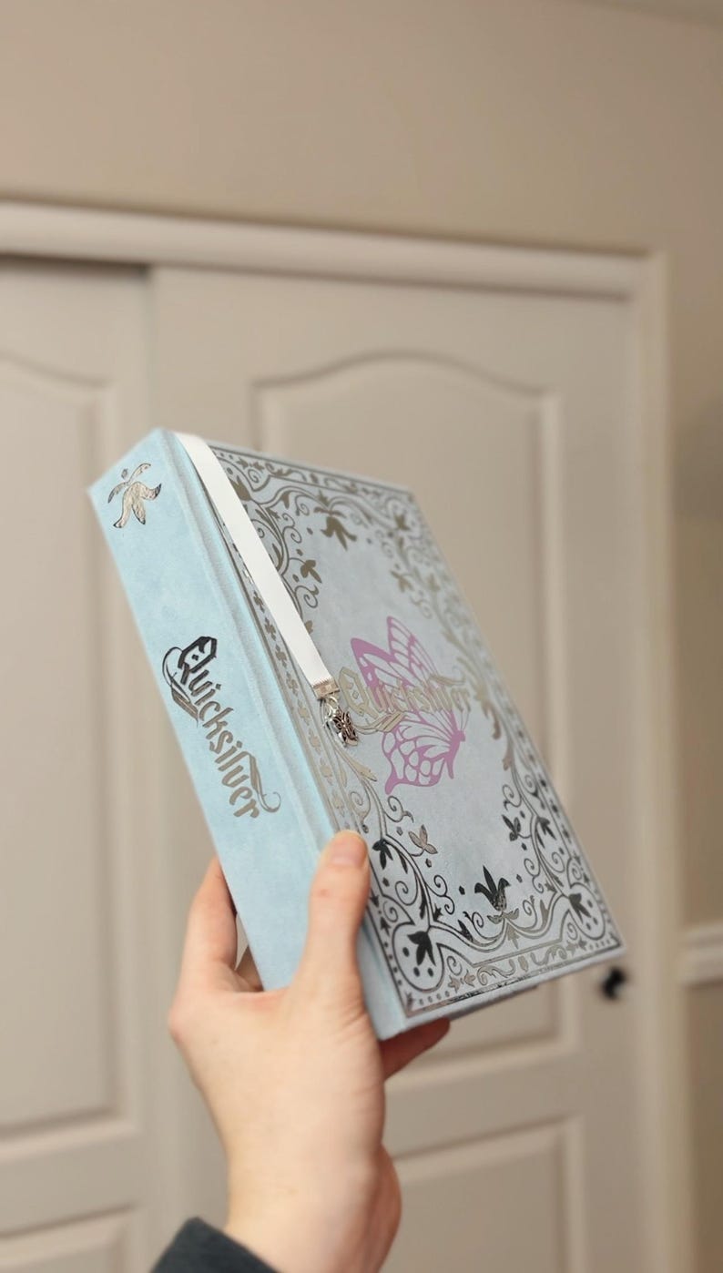 Quicksilver by Callie Hart Rebind | Custom Special Edition | Handmade Rebound Book