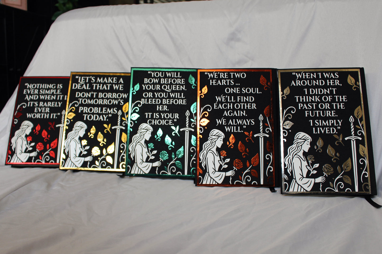 Blood and Ash Series by Jennifer L Armentrout Rebound Special Custom Edition Set, Fantasy Romance Rebind Set, Handmade