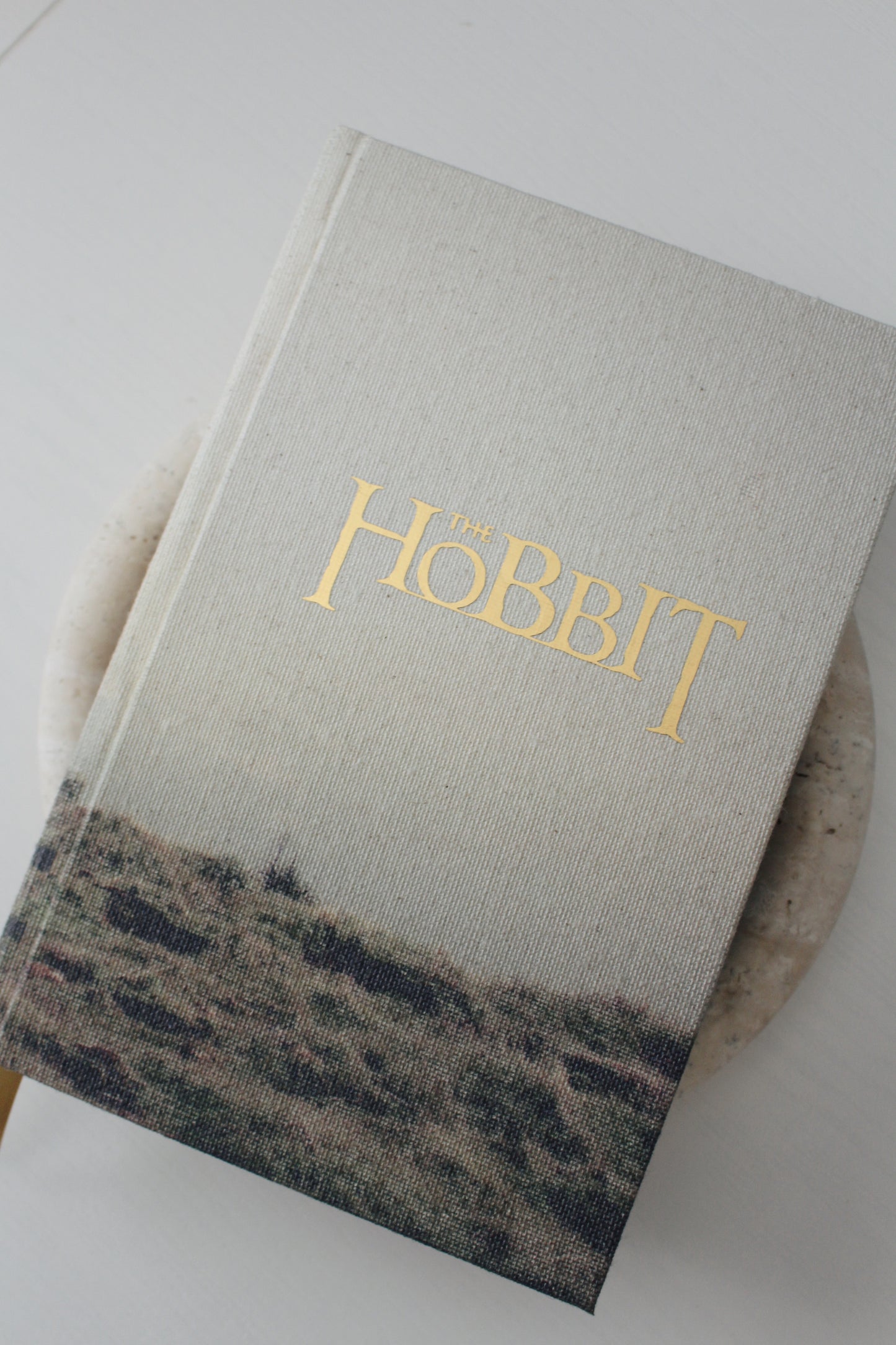 The Hobbit by J.R.R. Tolkien – Custom Canvas Hardcover Rebind