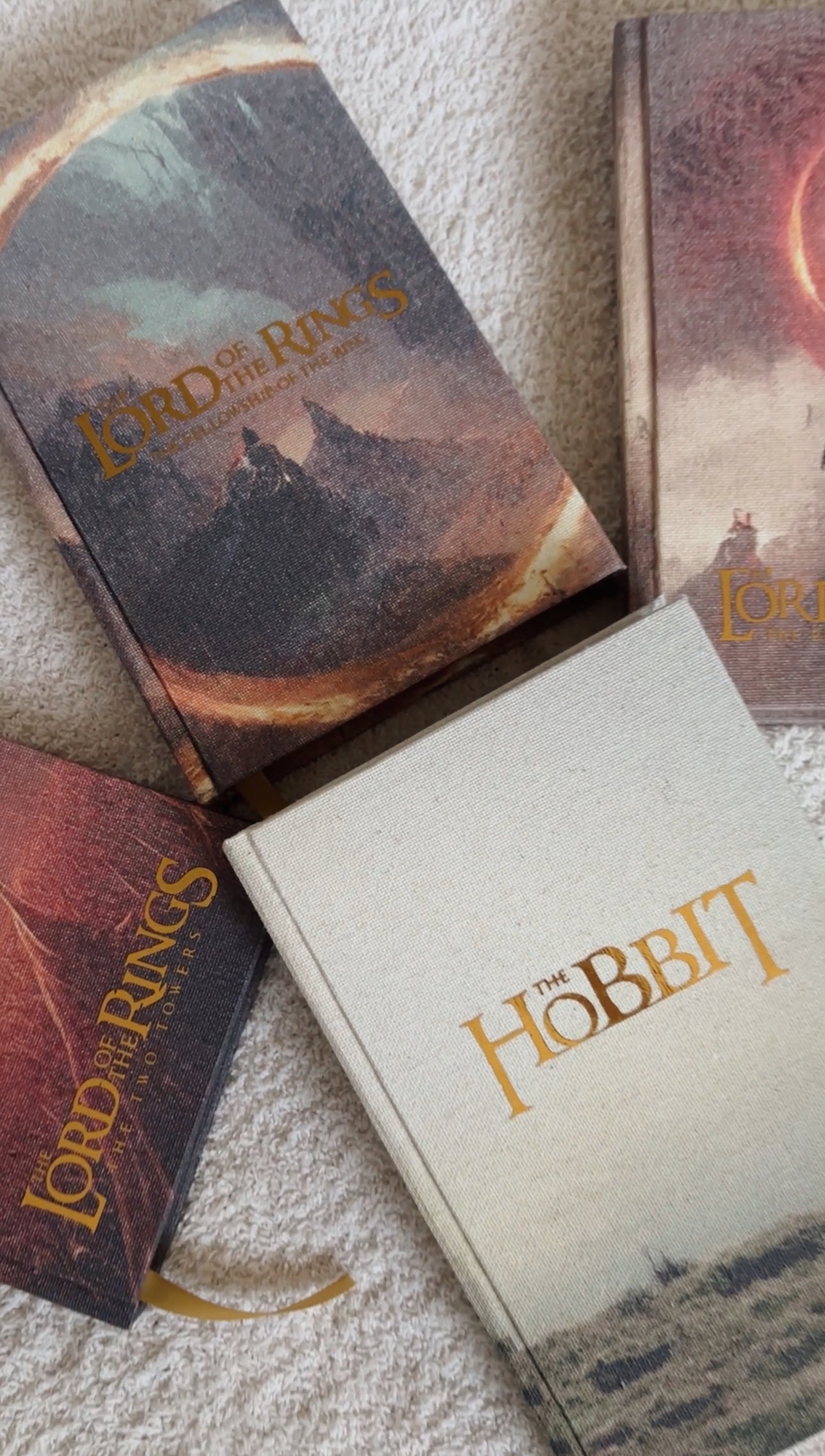 The Hobbit by J.R.R. Tolkien – Custom Canvas Hardcover Rebind