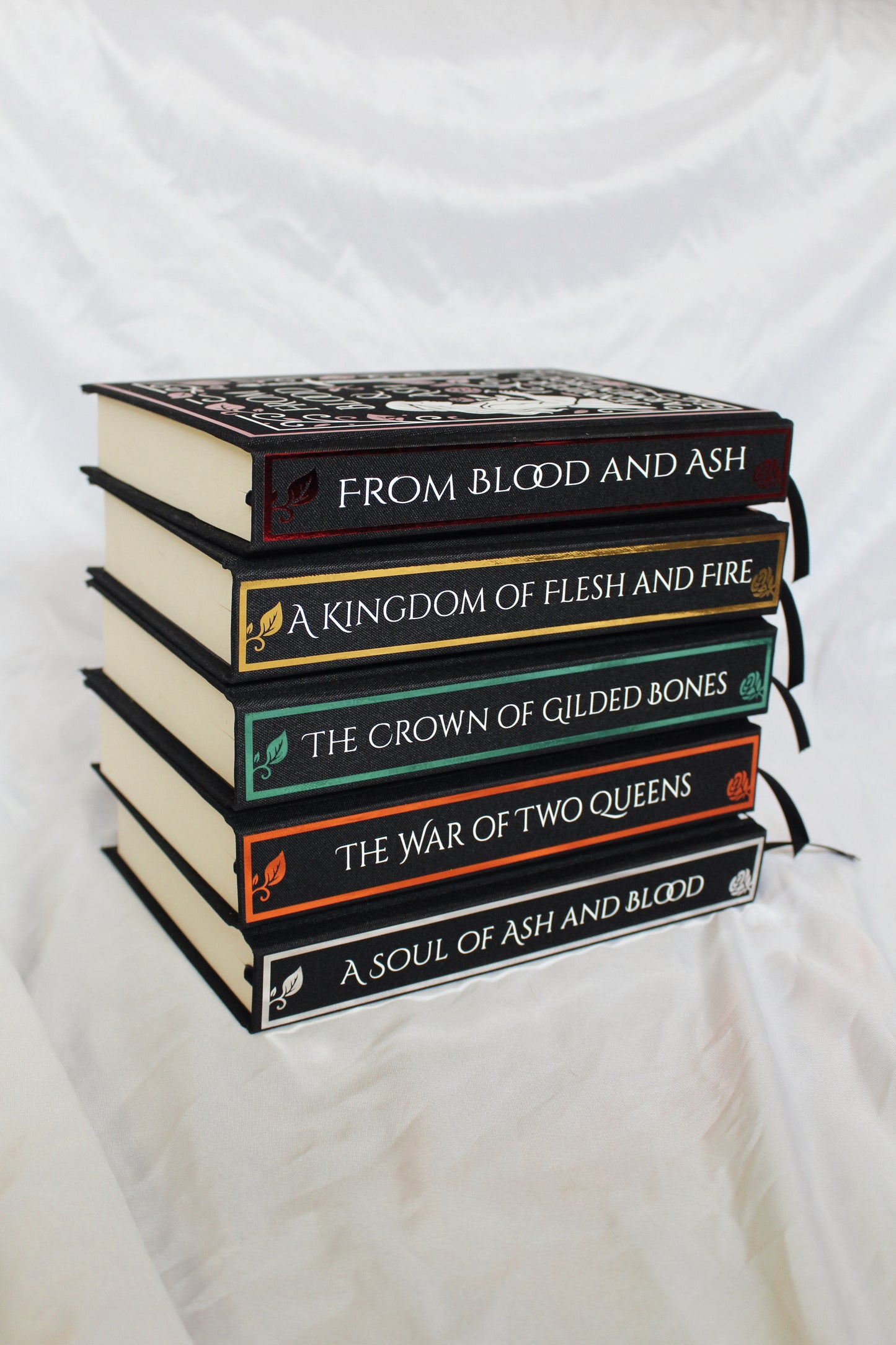 Blood and Ash Series by Jennifer L Armentrout Rebound Special Custom Edition Set, Fantasy Romance Rebind Set, Handmade