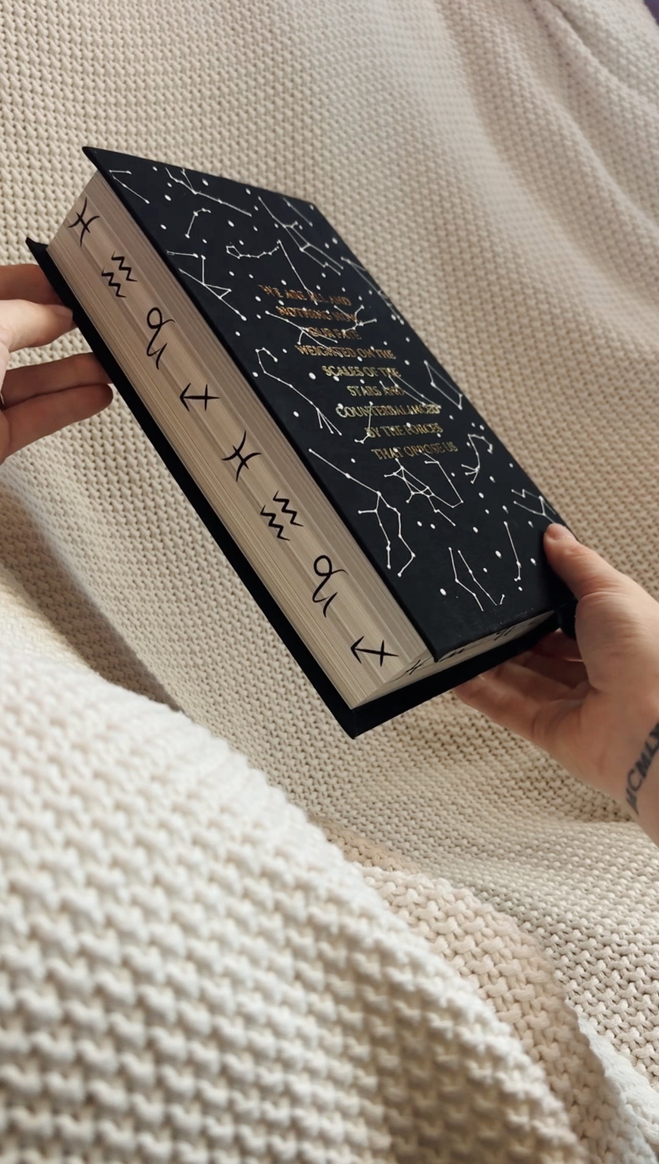 Zodiac Academy Bookbinding Book Cover PNG – Restless Stars Front, Back & Spine Design | Printable Transparent Files for DIY Rebind