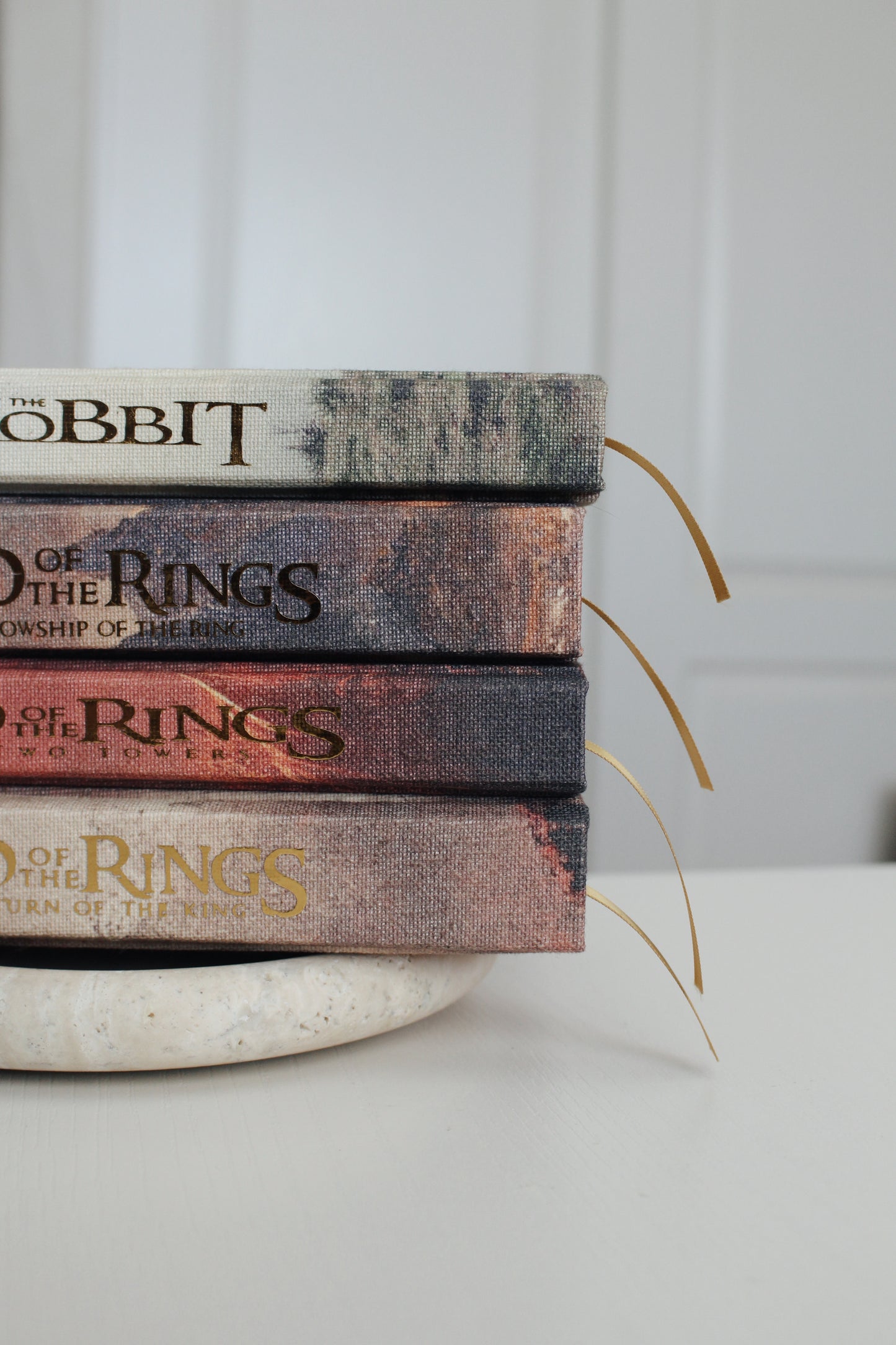 The Two Towers by J.R.R. Tolkien – Custom Canvas Hardcover Rebind