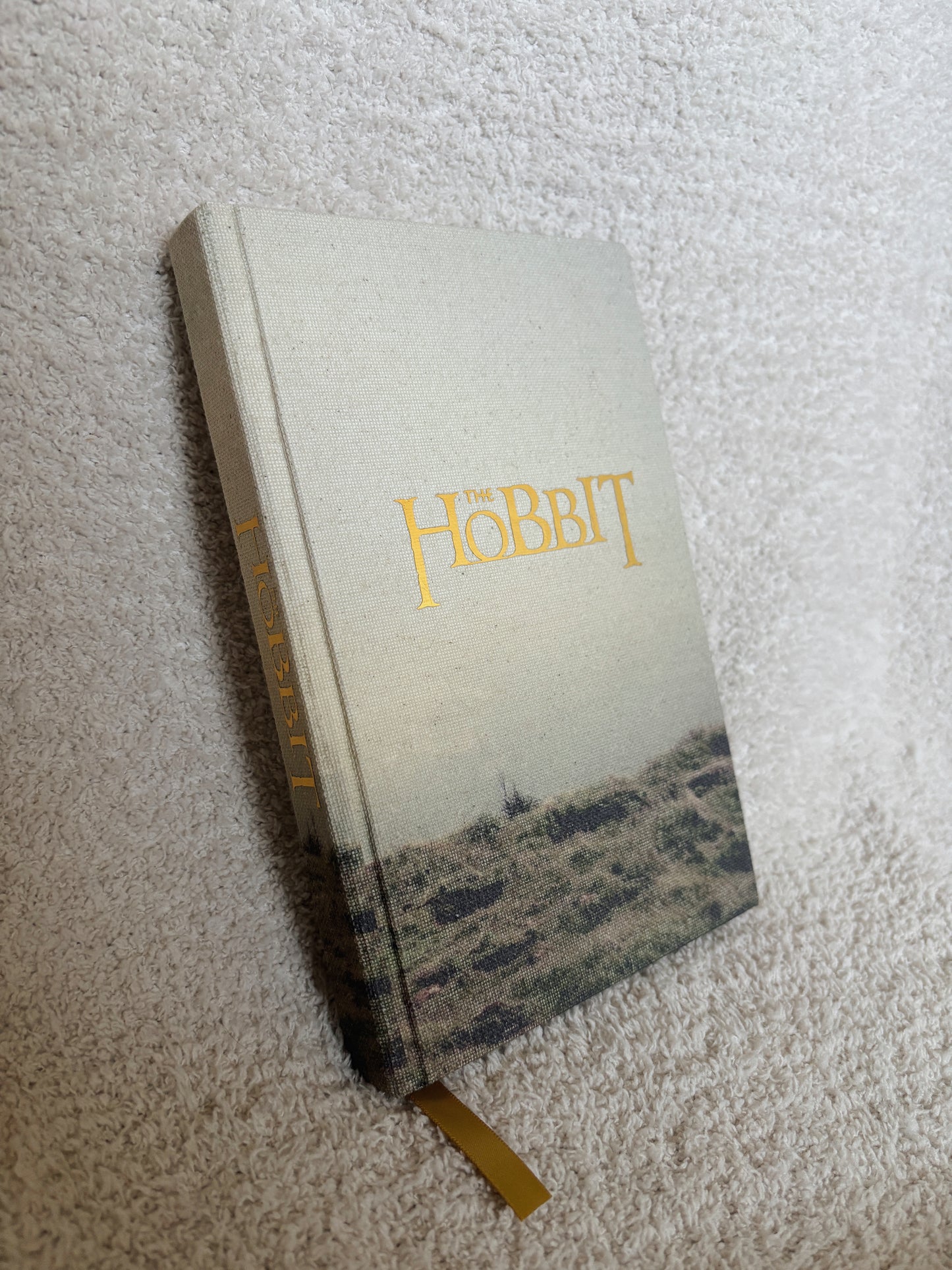 The Hobbit by J.R.R. Tolkien – Custom Canvas Hardcover Rebind