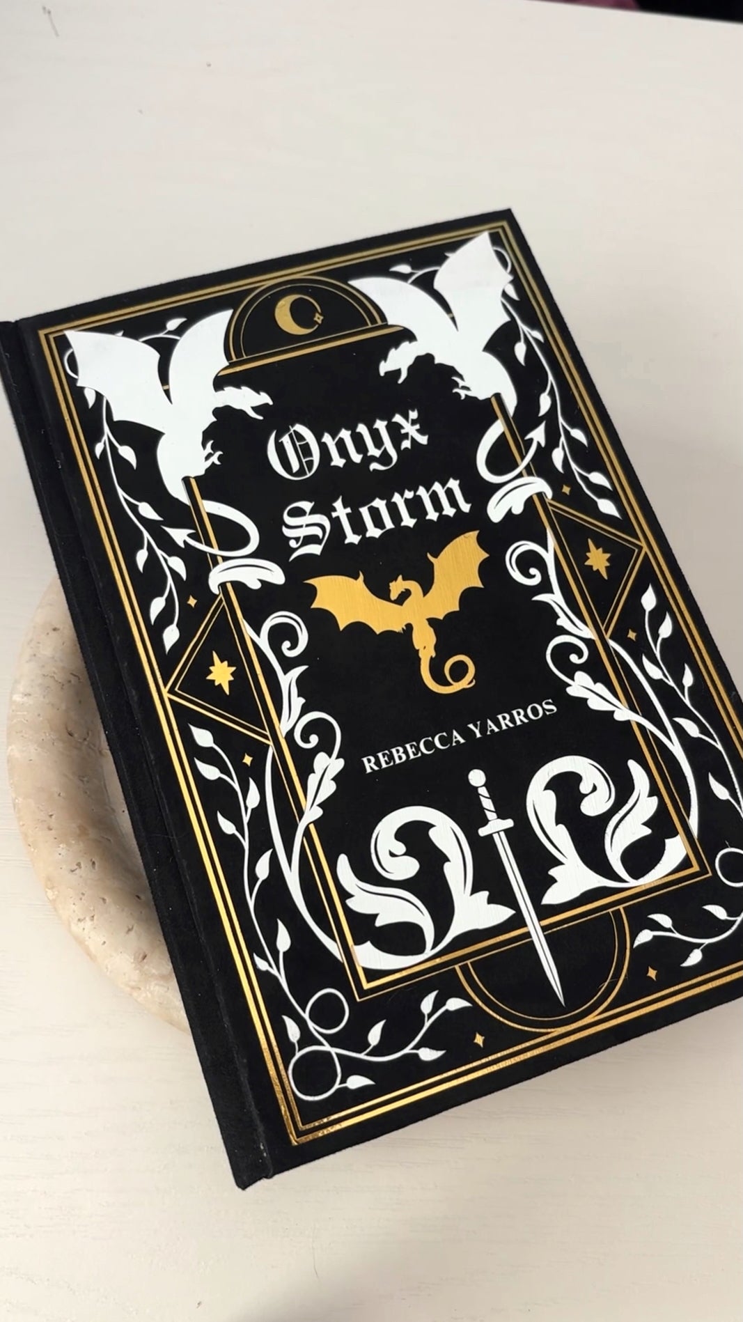 Onyx Storm by Rebecca Yarros Rebind | Handmade Custom Special Edition
