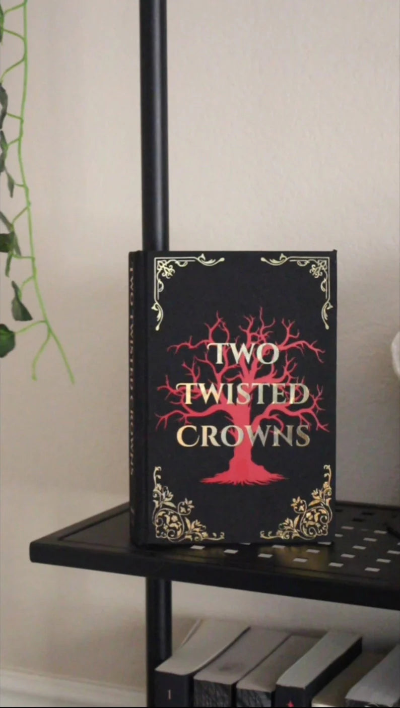 Shepherd King Duology Bookbinding Book Cover Set – One Dark Window & Two Twisted Crowns PNG + SVG Files for DIY Rebind