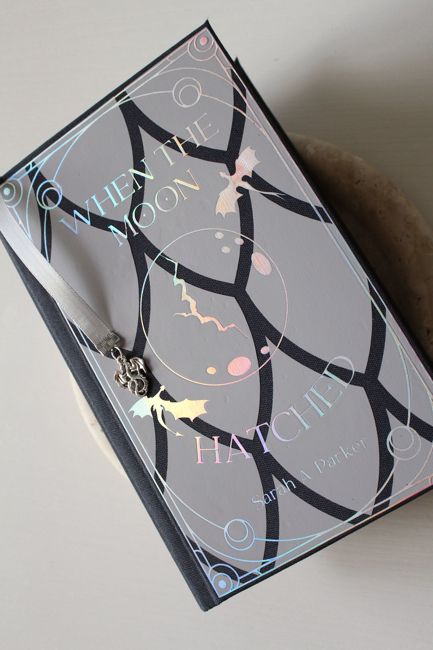 When the Moon Hatched by Sarah A. Parker Rebind | Custom Special Edition | Rebound Book