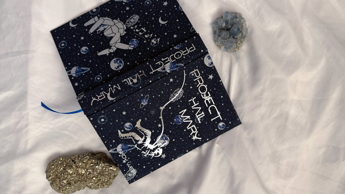 Project Hail Mary by Andy Weir Special Custom Edition | Rebind, Handmade Rebound Book