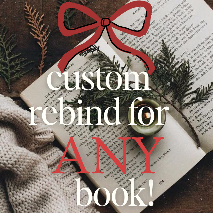 Custom Book Rebinding for ANY Book! | Special Edition | Handmade Rebound Book