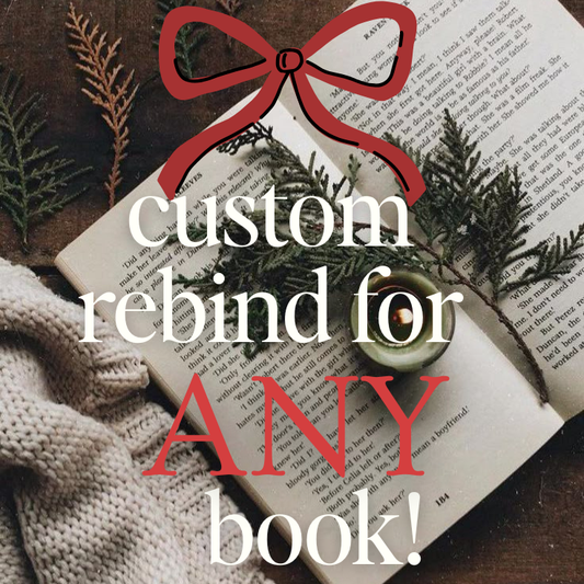 Custom Book Rebinding for ANY Book! | Special Edition | Handmade Rebound Book