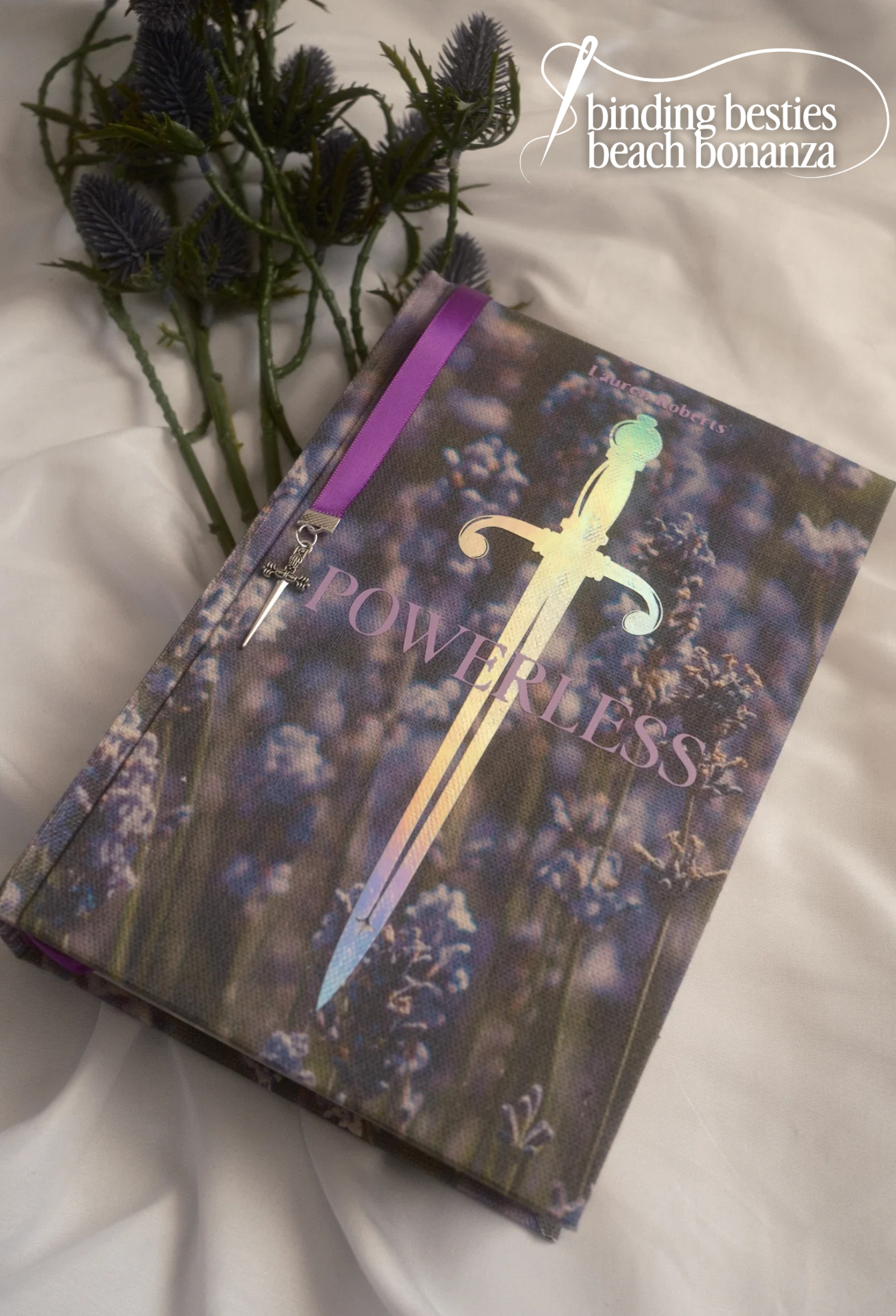 Powerless by Lauren Roberts Rebind | Custom Special Edition | Rebound Book