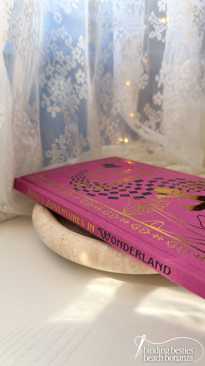 Alice's Adventure's in Wonderland by Lewis Carroll Rebind | Special Custom Edition | Rebound Book