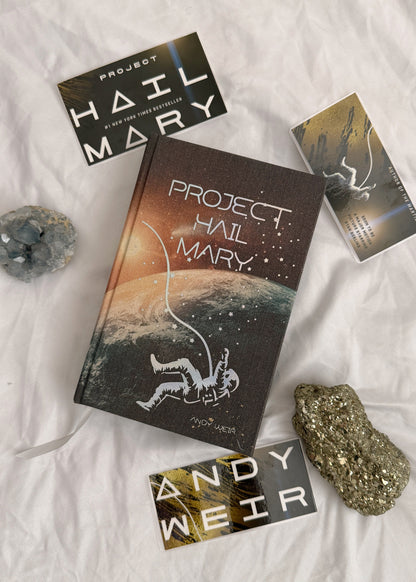 Project Hail Mary by Andy Weir Special Custom Edition | Rebind, Handmade Rebound Book