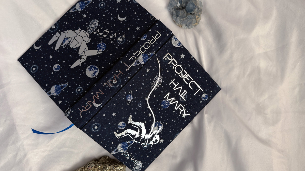 Project Hail Mary by Andy Weir Special Custom Edition | Rebind, Handmade Rebound Book