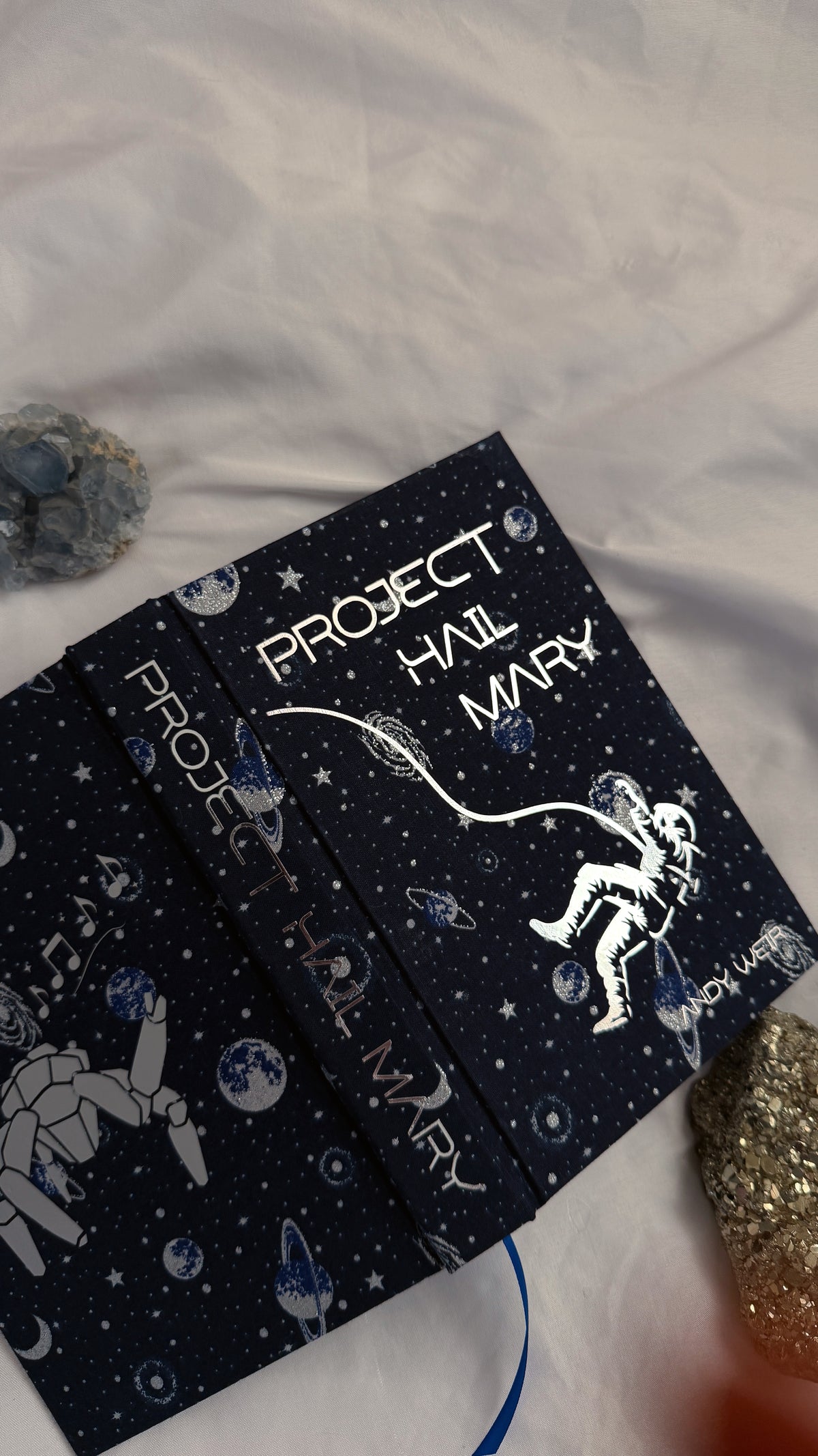 Project Hail Mary by Andy Weir Special Custom Edition | Rebind, Handmade Rebound Book