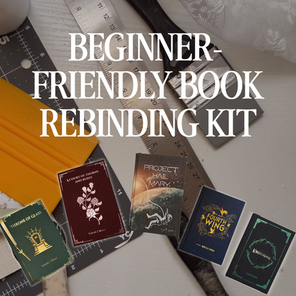 Complete Beginner-Friendly Book Rebinding Kit