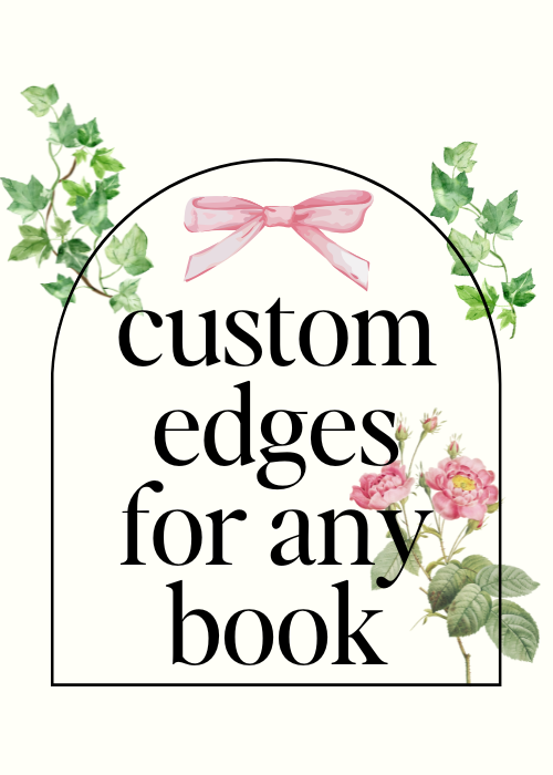 Custom Sprayed Edges for Any Book!