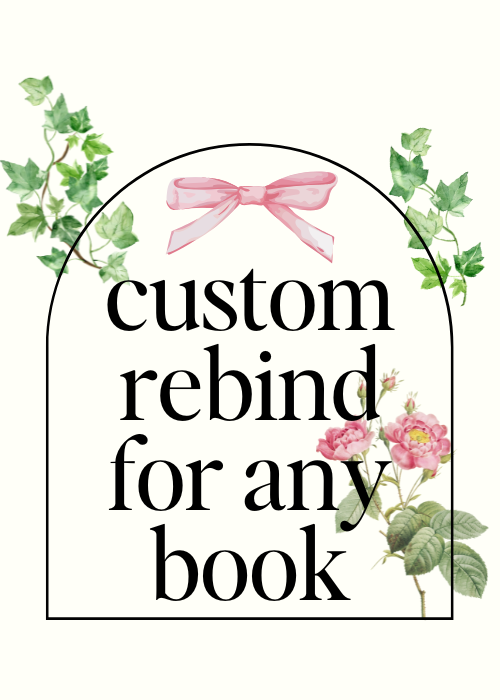 Custom Rebind for ANY Book! | Special Edition | Handmade Rebound Book