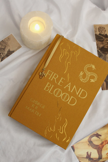 Fire and Blood by George RR Martin Rebind | Handmade, Custom Special Edition Book