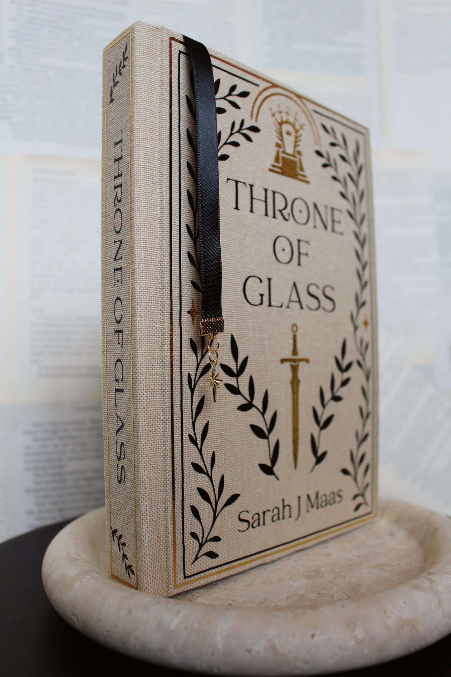 Throne of Glass by Sarah J Maas Rebind | Special Edition Custom Rebound Book