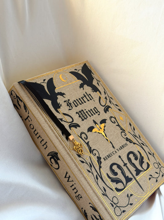 Fourth Wing by Rebecca Yarros Rebind | Handmade Custom Special Edition