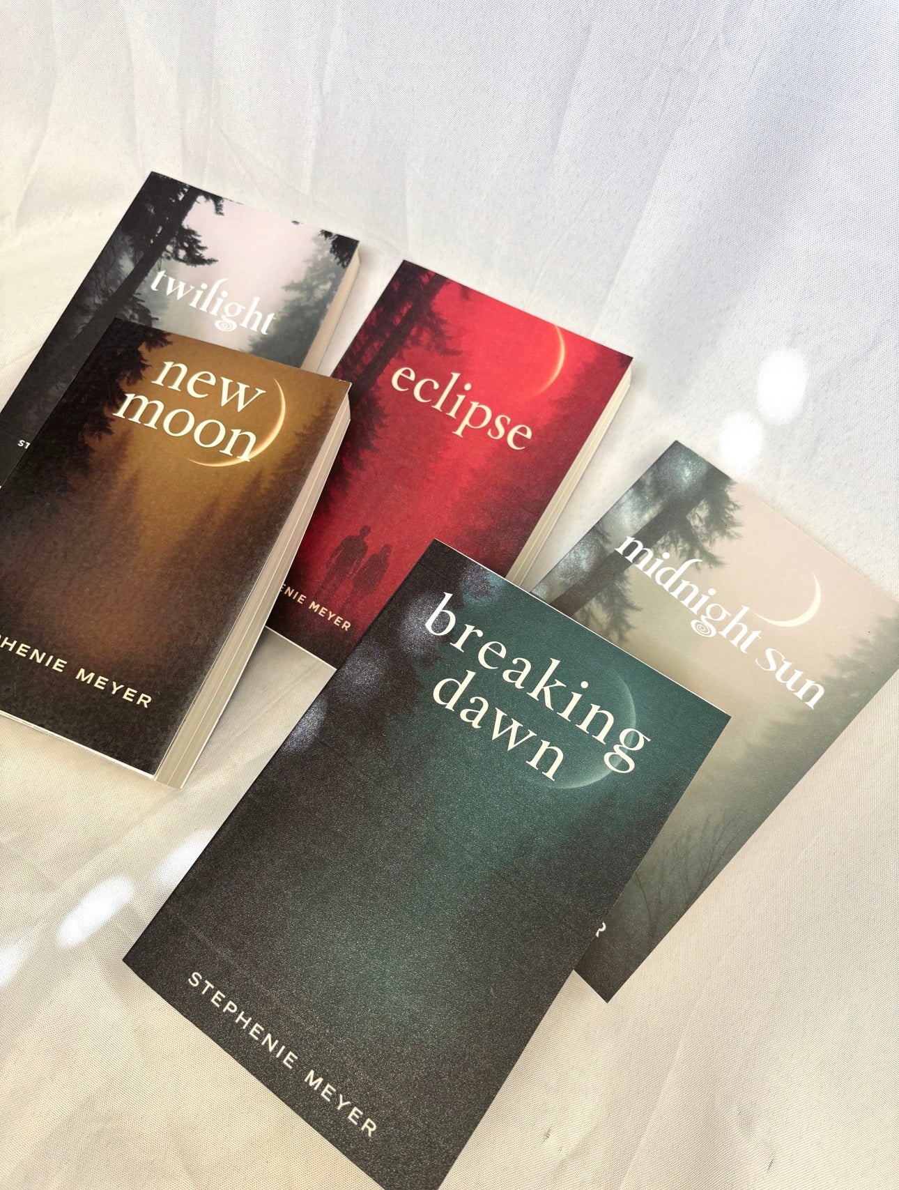 Twilight Series by Stephenie Meyer Rebound Set | Special Custom Edition Rebinds