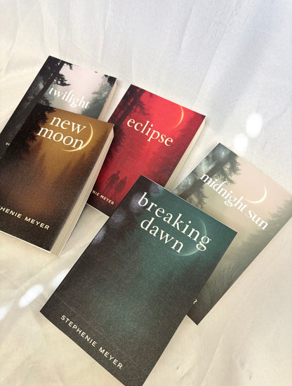 Twilight Series by Stephenie Meyer Rebound Set | Special Custom Edition Rebinds