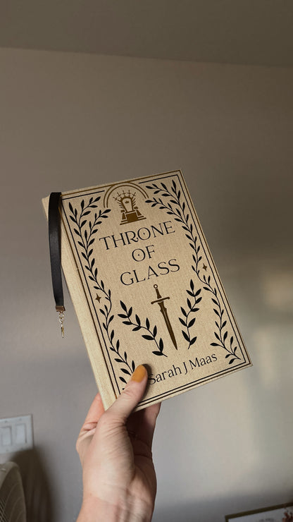 Throne of Glass by Sarah J Maas Rebind | Special Edition Custom Rebound Book