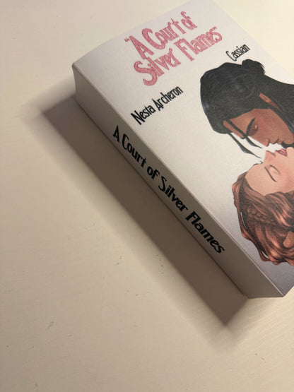 A Court of Silver Flames by Sarah J Maas Rebind | Handmade, Special Custom Edition, Rebound Book