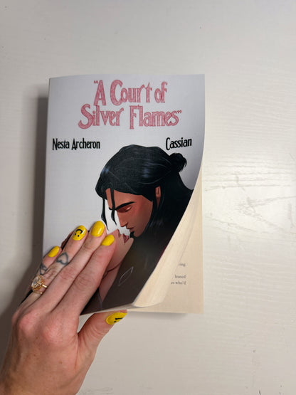 A Court of Silver Flames by Sarah J Maas Rebind | Handmade, Special Custom Edition, Rebound Book