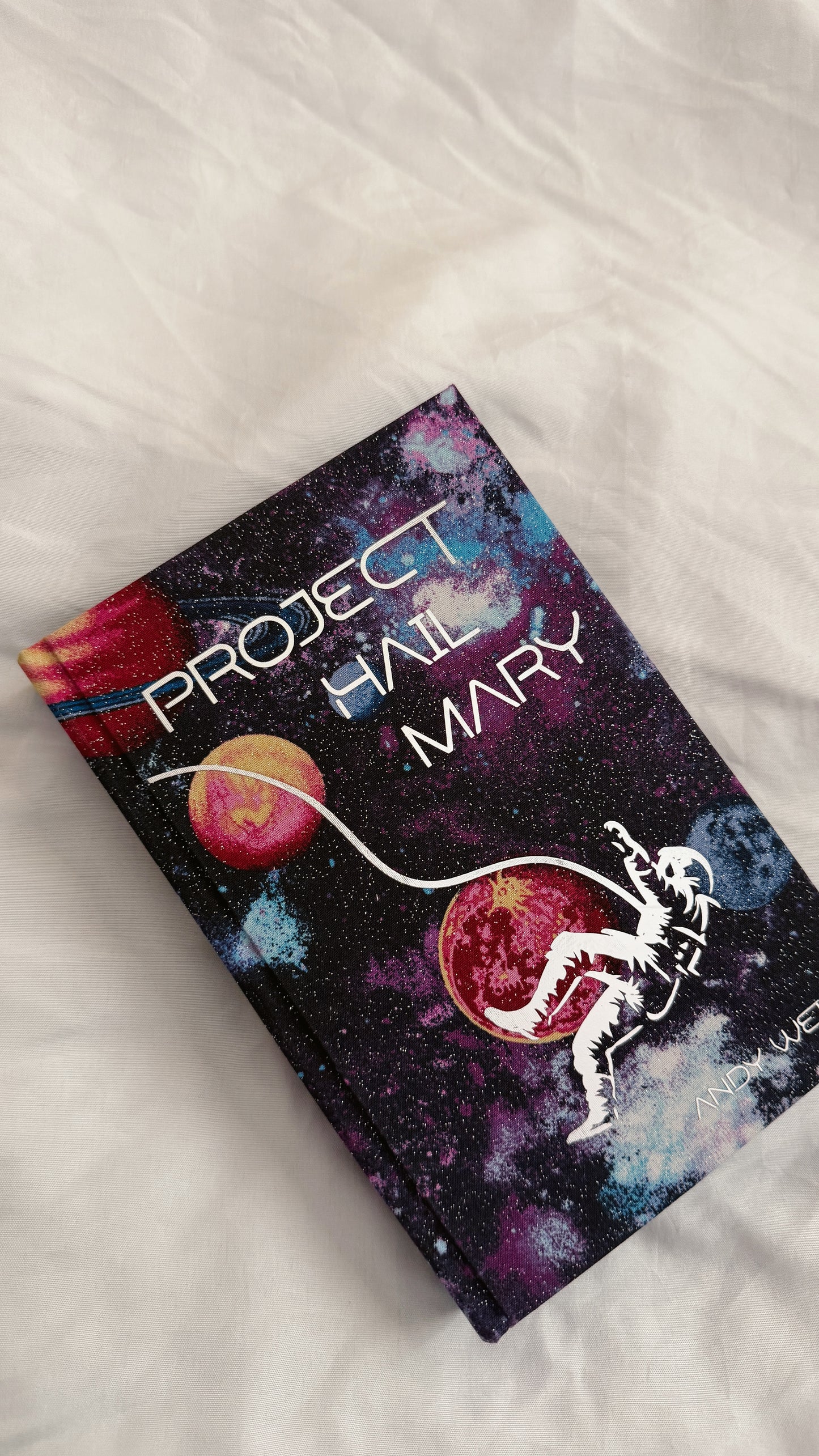 Project Hail Mary by Andy Weir Special Custom Edition | Rebind, Handmade Rebound Book