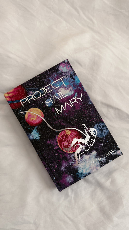 Project Hail Mary by Andy Weir Special Custom Edition | Rebind, Handmade Rebound Book