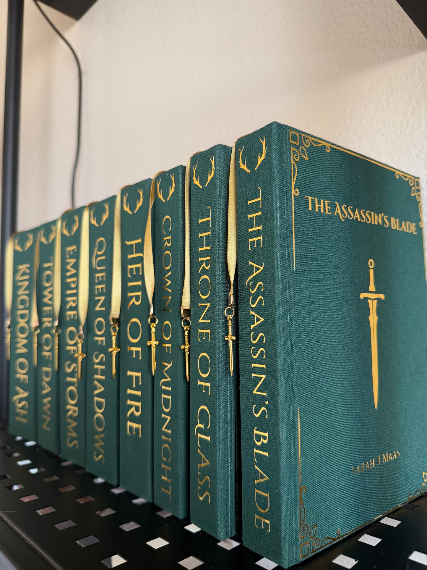 Throne of Glass Series by Sarah J Maas Full Rebound Set | Handmade Special Custom Editions