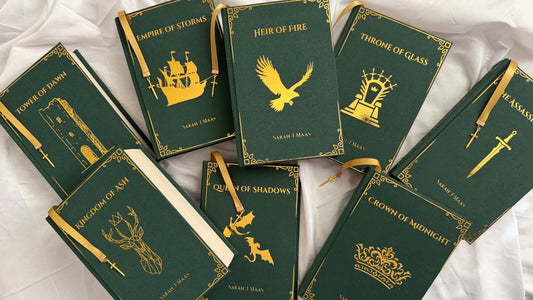 Throne of Glass Series by Sarah J Maas Full Rebound Set | Handmade Special Custom Editions