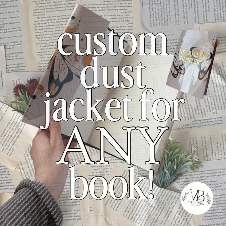 Custom Dust Jacket for ANY Book!