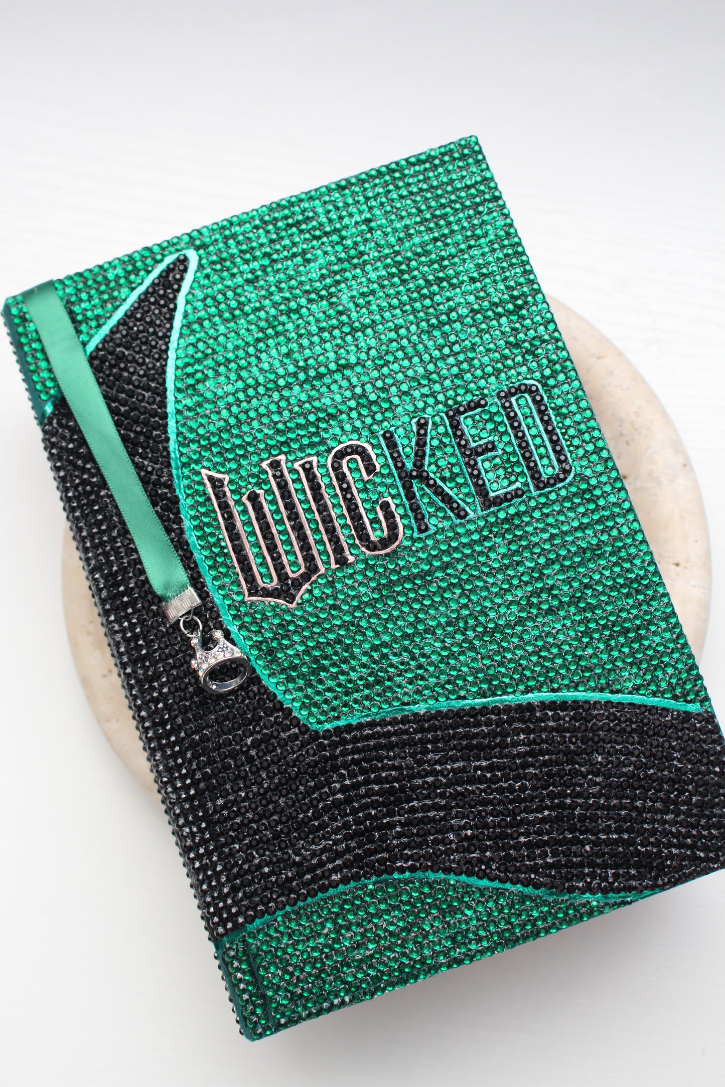 Wicked by Gregory Maguire Bedazzled Rebind | Custom Special Edition | Rebound Book