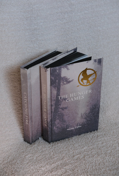 The Hunger Games and Catching Fire by Suzanne Collins Rebound Set | Special Editions | Custom Made Rebinds