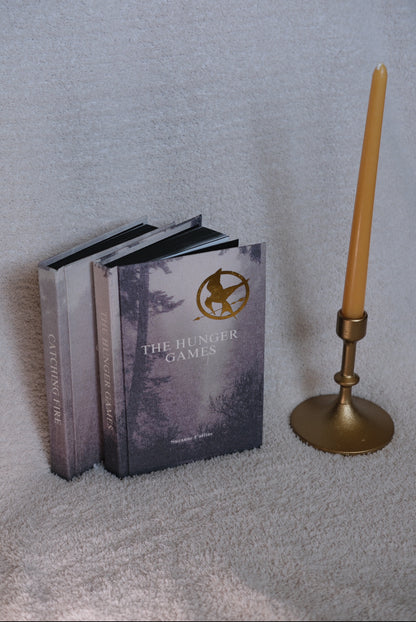 The Hunger Games and Catching Fire by Suzanne Collins Rebound Set | Special Editions | Custom Made Rebinds