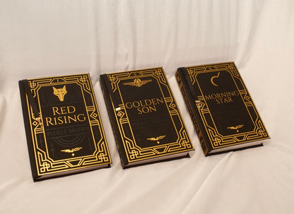 Red Rising Trilogy by Pierce Brown Rebinds | Special Custom Edition | Rebound Set