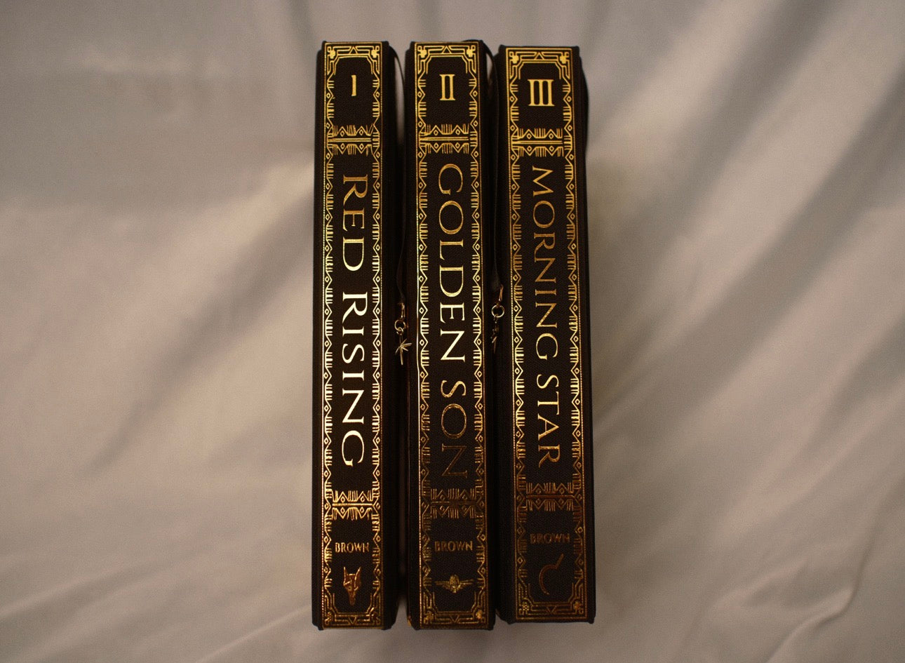 Red Rising Trilogy by Pierce Brown Rebinds | Special Custom Edition | Rebound Set