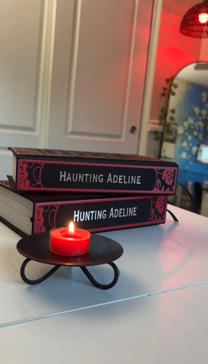 Haunting & Hunting Adeling by H.D. Carlton Rebound Set | Cat and Mouse Duet | Handmade Rebound Books|