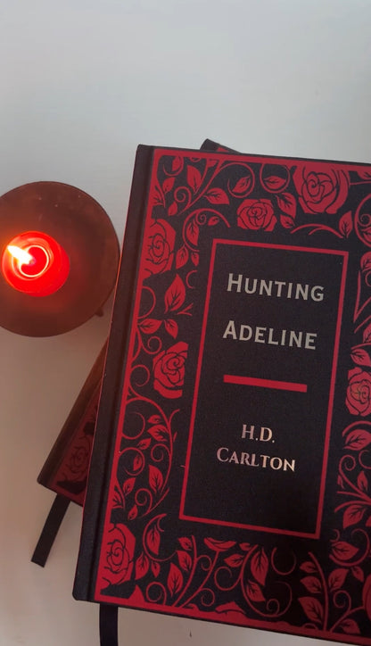 Haunting & Hunting Adeling by H.D. Carlton Rebound Set | Cat and Mouse Duet | Handmade Rebound Books|